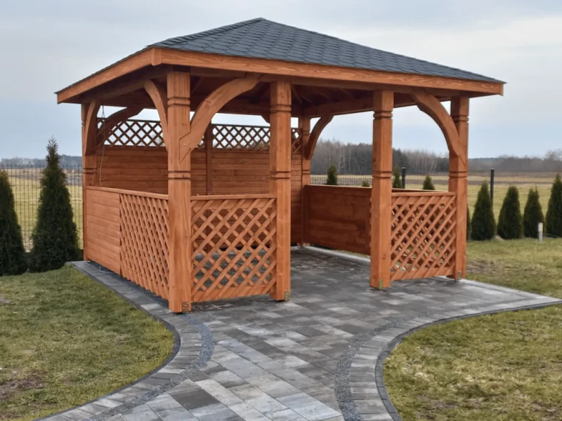 Gartenpavillon aus Vollholz