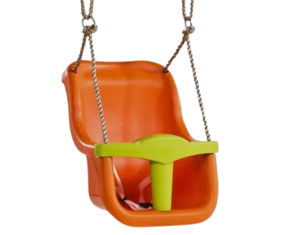 Schalensitz Orange & Hellgrün