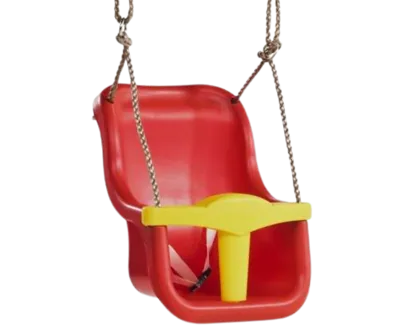 Schalensitz Rot & Gelb
